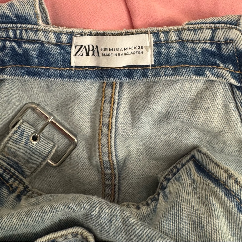 Zara Light Blue Denim Buckle - Picture 6 of 7